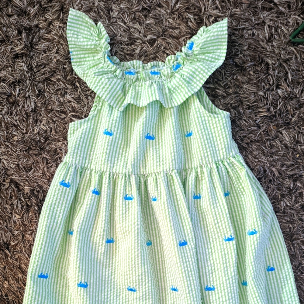 Kelly's Kids seersucker dress 14/16